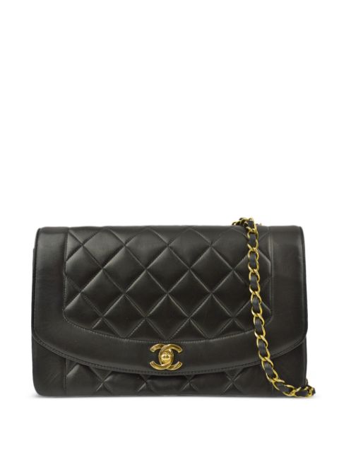 HOT SALE CHANEL 1992 medium Diana shoulder bag Women