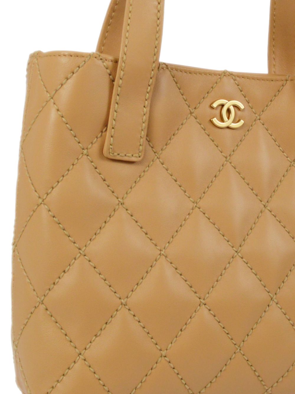 CHANEL 2003 Wild Stitch CC plaque tote bag Women