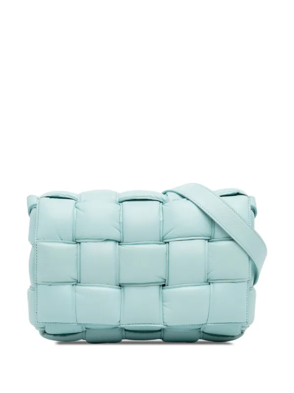 veneta padded cassette bag bottega veneta baby blue bag
