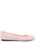 LOEWE Toy rhinestoned ballerina shoes - Pink