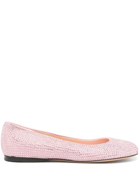 LOEWE Toy rhinestoned ballerina shoes Women