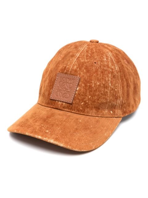 LOEWE Anagram-motif flocked hat