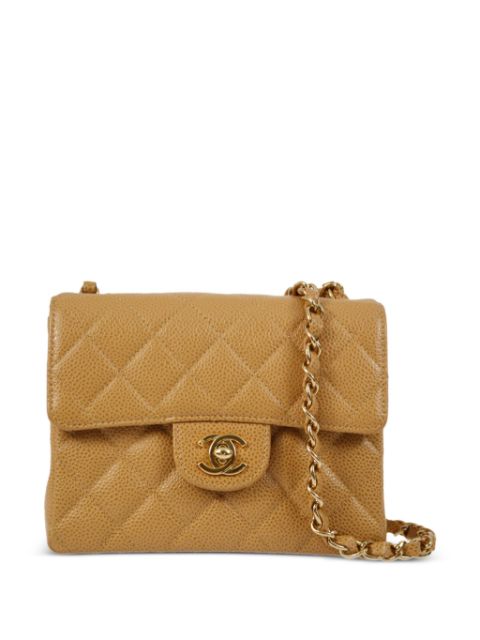 HOT SALE CHANEL 2003 mini Classic Square Flap shoulder bag Women