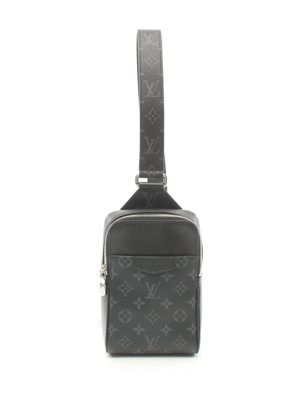 Pre-owned Louis Vuitton 2021 Outdoors Taigarama Crossbody Bag In Black