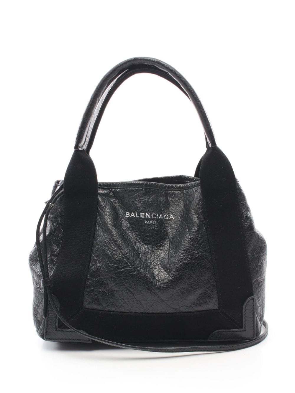 Pre-owned Balenciaga 2000s Hippopotamus Xs Handbag In Black
