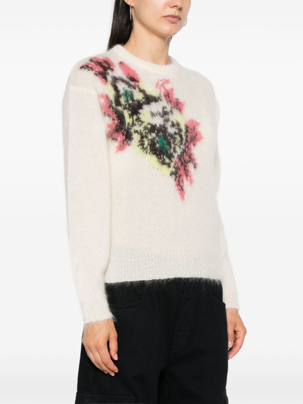 P.A.R.O.S.H LYCORIS BRUSHED-KNIT JUMPER 