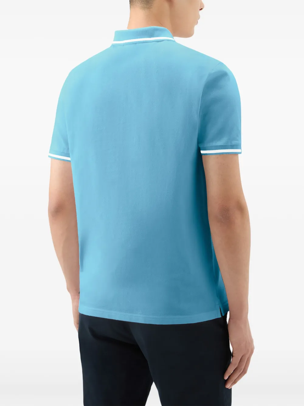 Woolrich Poloshirt van katoenblend Blauw