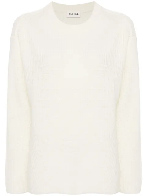 P.A.R.O.S.H. pull nervuré en cachemire