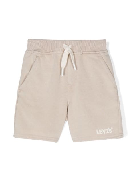 Levi's Kids logo-embroidered track shorts
