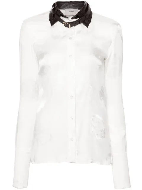 Coperni belted-collar shirt Women