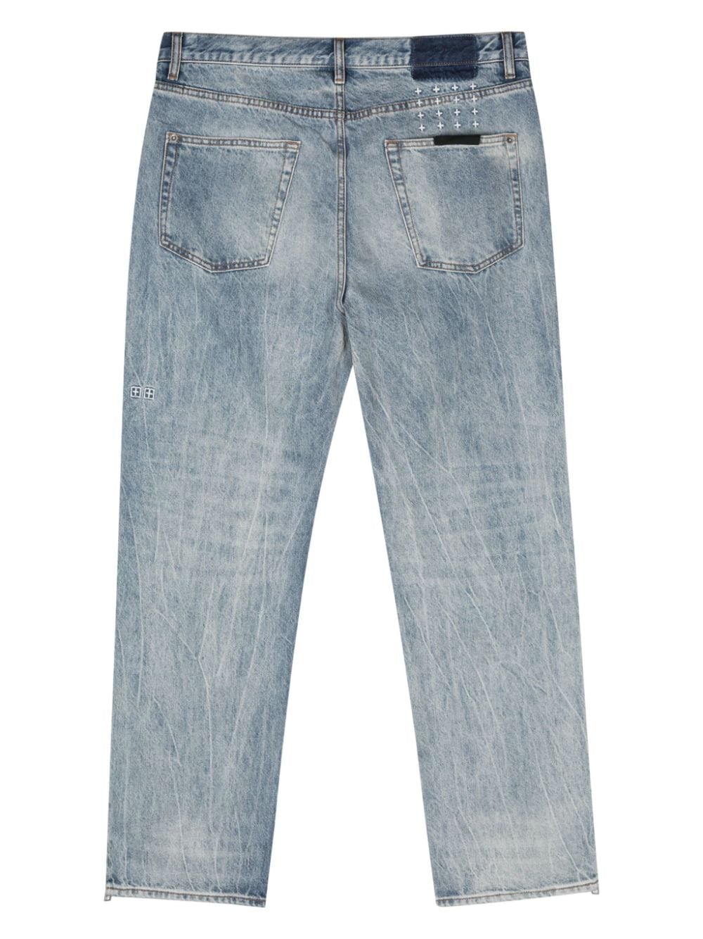 Ksubi Anti K Dynamite zip-detail jeans - Blauw