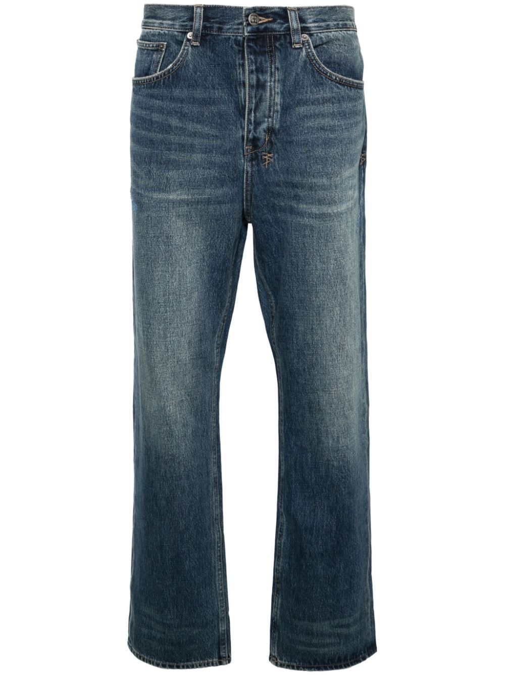 Ksubi Anti K Heritage mid-rise straight-leg jeans Blauw