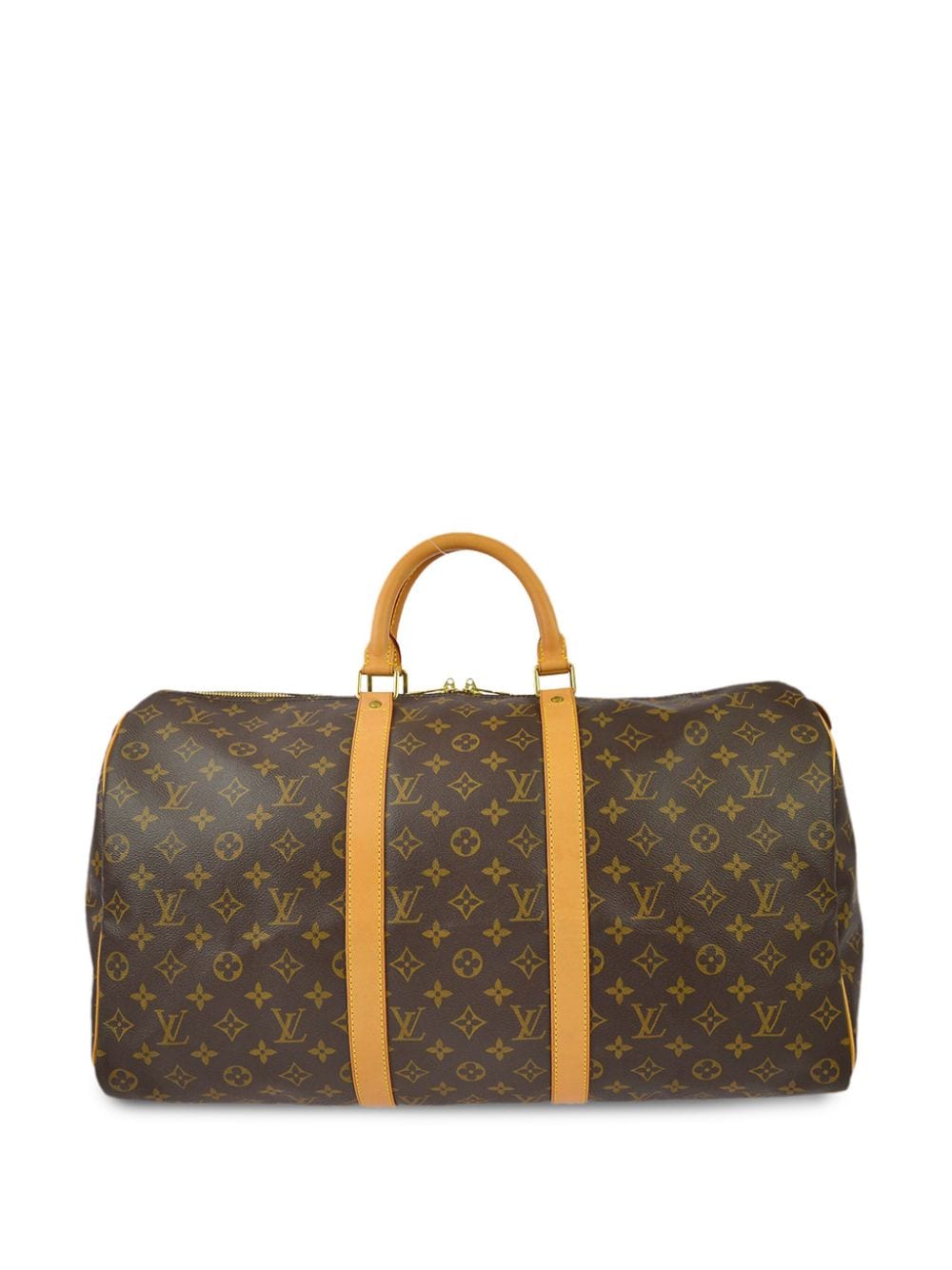 Pre-owned Louis Vuitton 2004 Keepall 50 Travel Bag In Brown