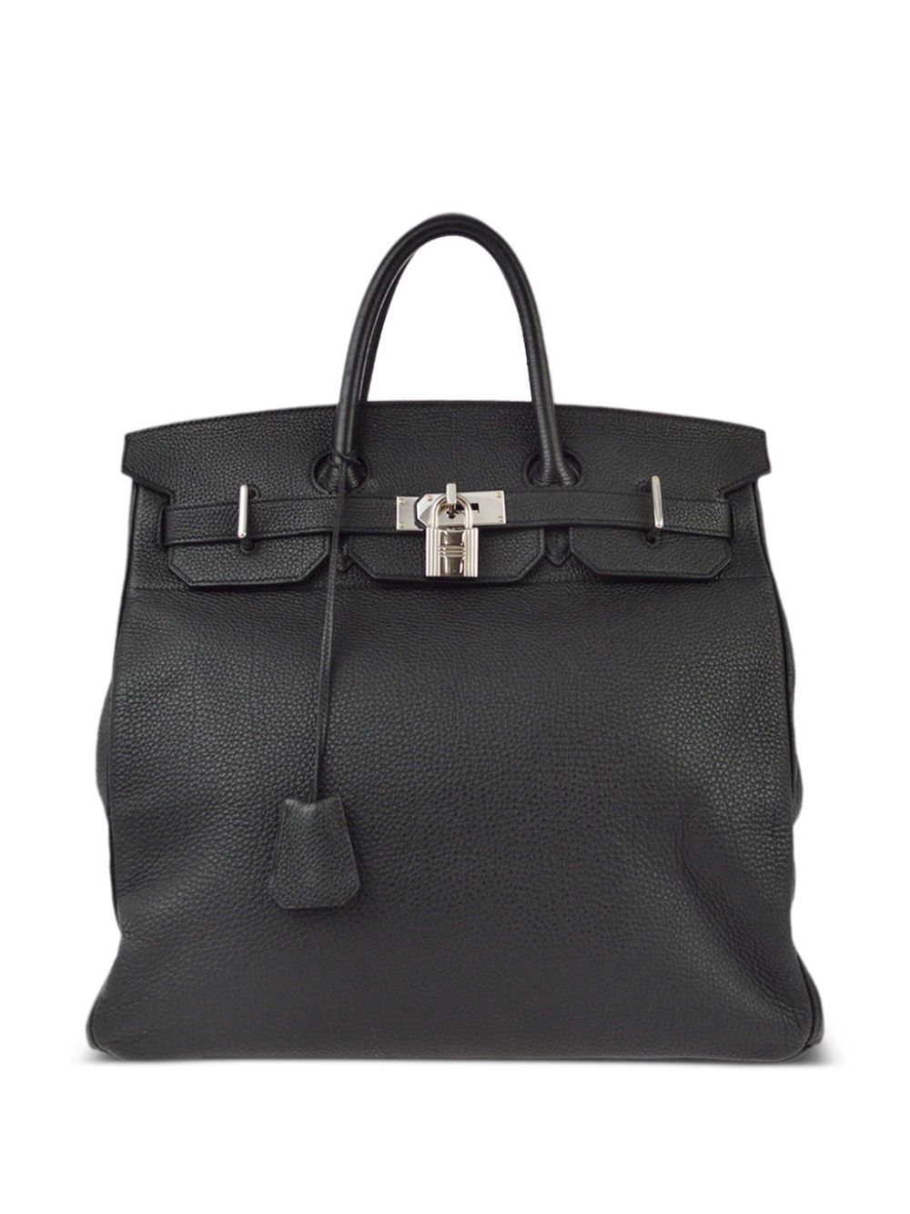 Pre-owned Hermes 2013 Haut À Courroies 40 Handbag In Black