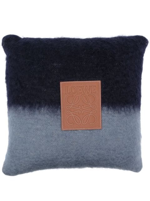 LOEWE logo-patch cushion (50cm x 50cm)