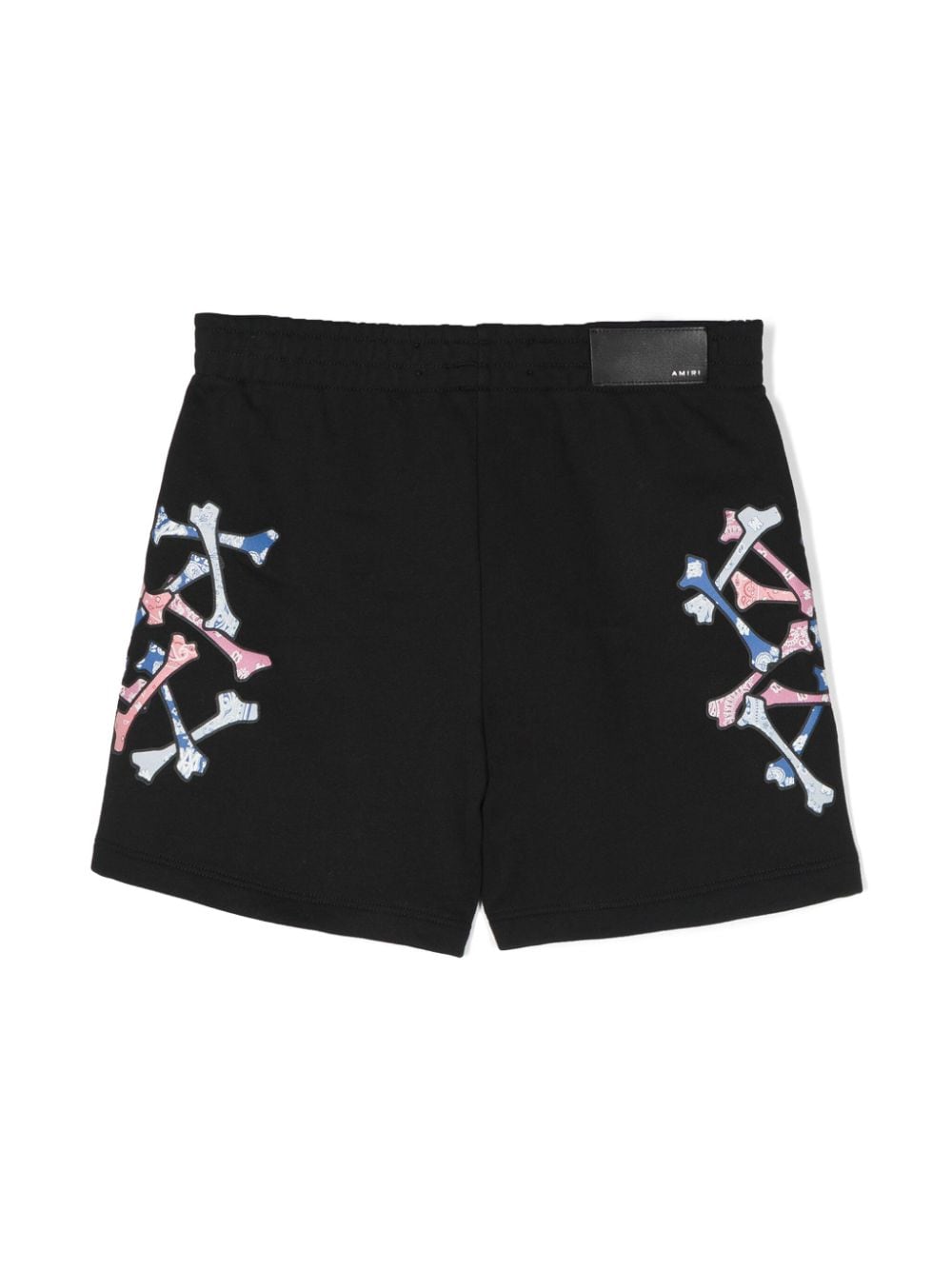 AMIRI KIDS Katoenen shorts met print Zwart