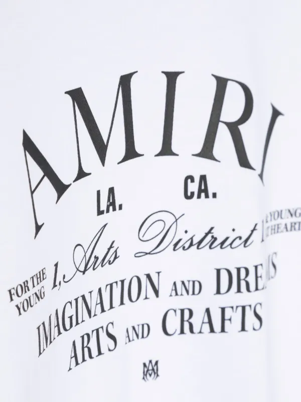 AMIRI KIDS logo-print Cotton T-shirt | White | FARFETCH