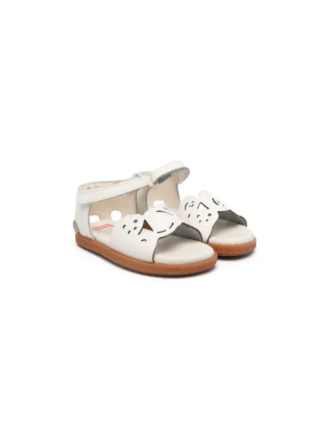 Camper Kids Twins laser-cut leather sandals