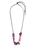 colville Beatle beaded necklace - Red