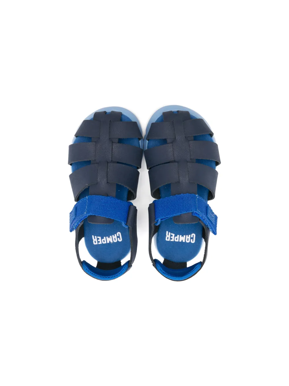 Camper Kids Oruga leren sandalen Blauw