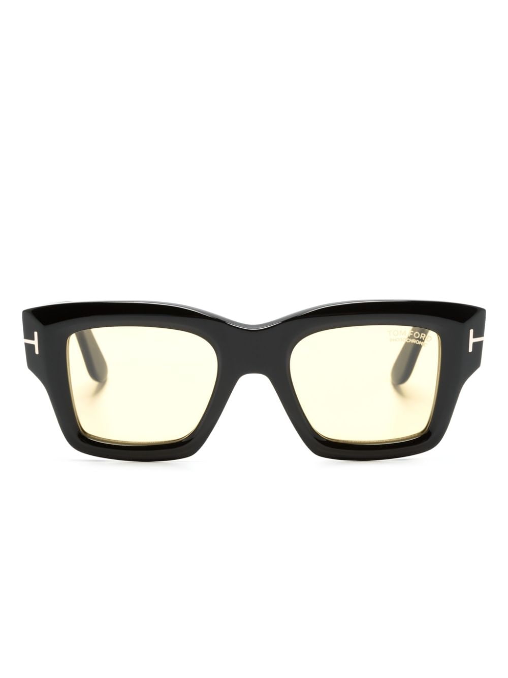 Shop Tom Ford Ilias Square-frame Sunglasses In Black