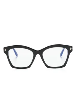 TOM FORD Eyewear Armação De Óculos clip-on FT5994B | Preto