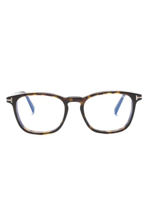 TOM FORD Eyewear tortoiseshell square-frame glasses