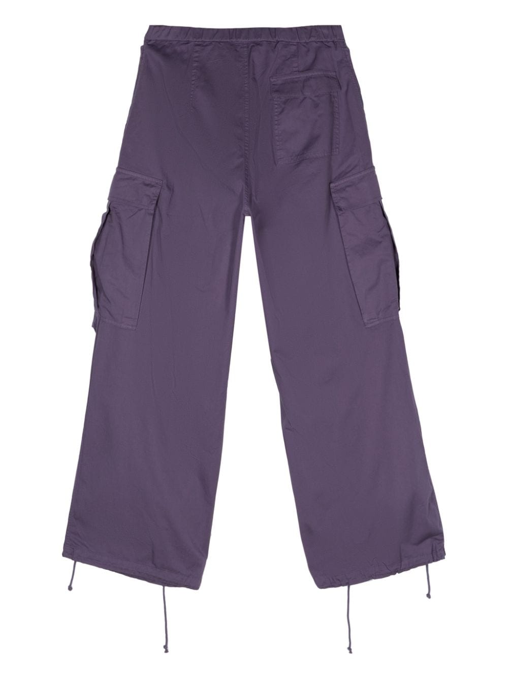 BLUEMARBLE drawstring-waist cotton cargo pants - Paars
