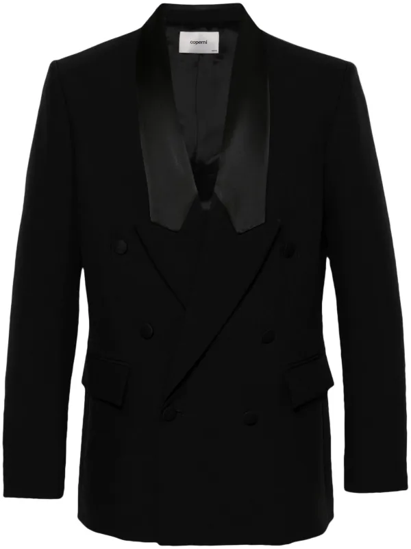 【関税込み】Coperni ブラック ダブルジャケット Coperni ダブルジャケット | ブラック | FARFETCH JP