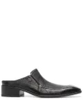 Martine Rose Snout leather mules - Black
