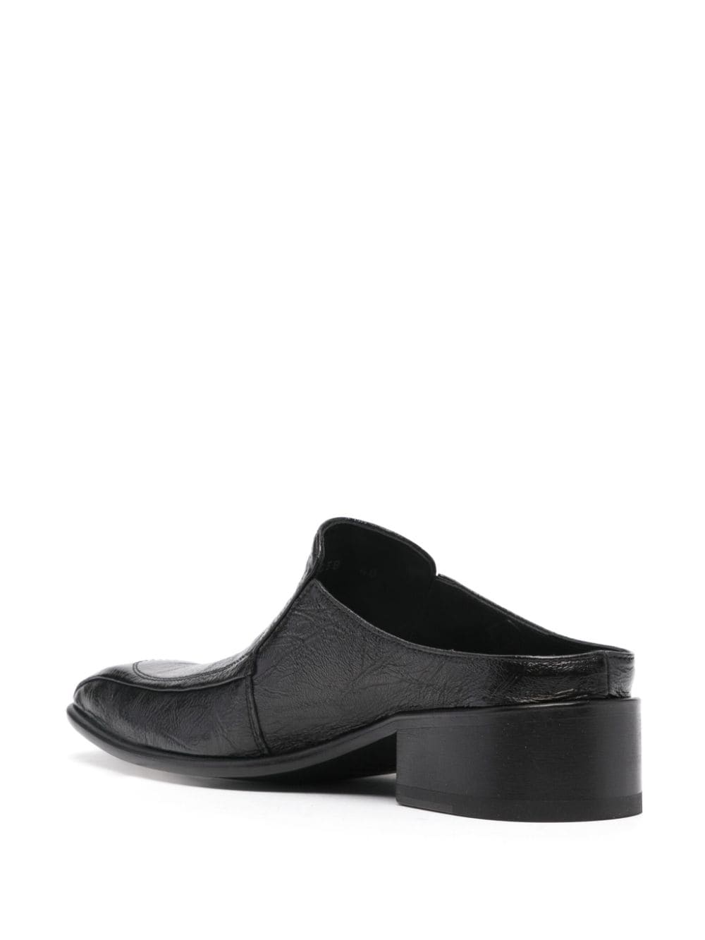 Shop Martine Rose Snout Leather Mules In Black