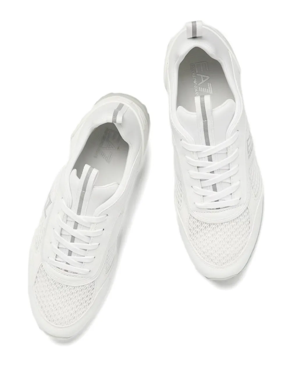 Ea7 Emporio Armani mesh-panelled sneakers White