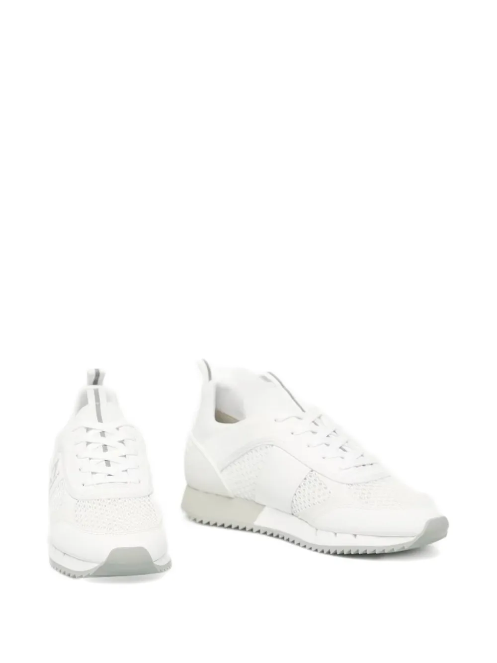 Ea7 Emporio Armani mesh-panelled sneakers White