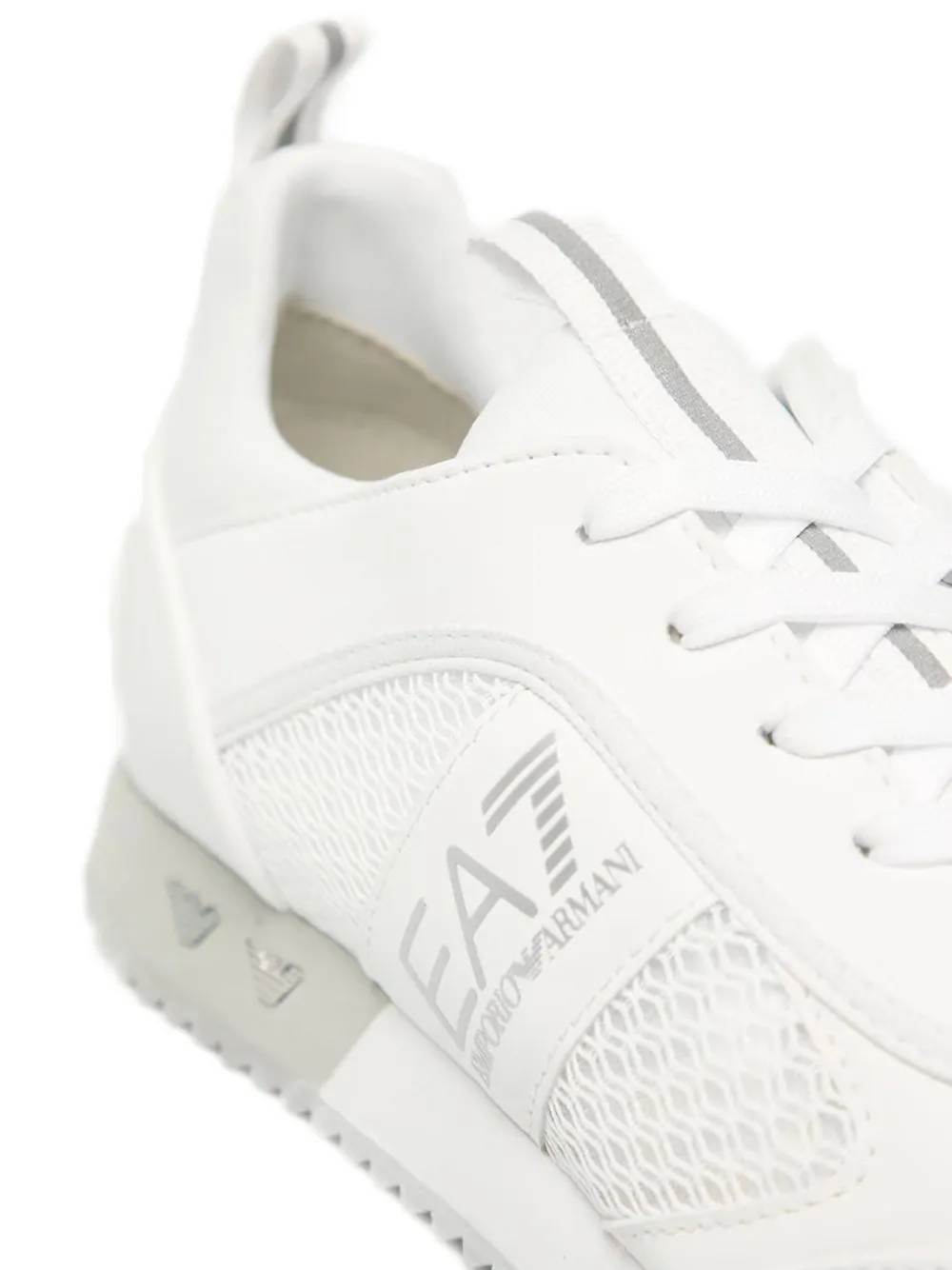 Ea7 Emporio Armani mesh-panelled sneakers White