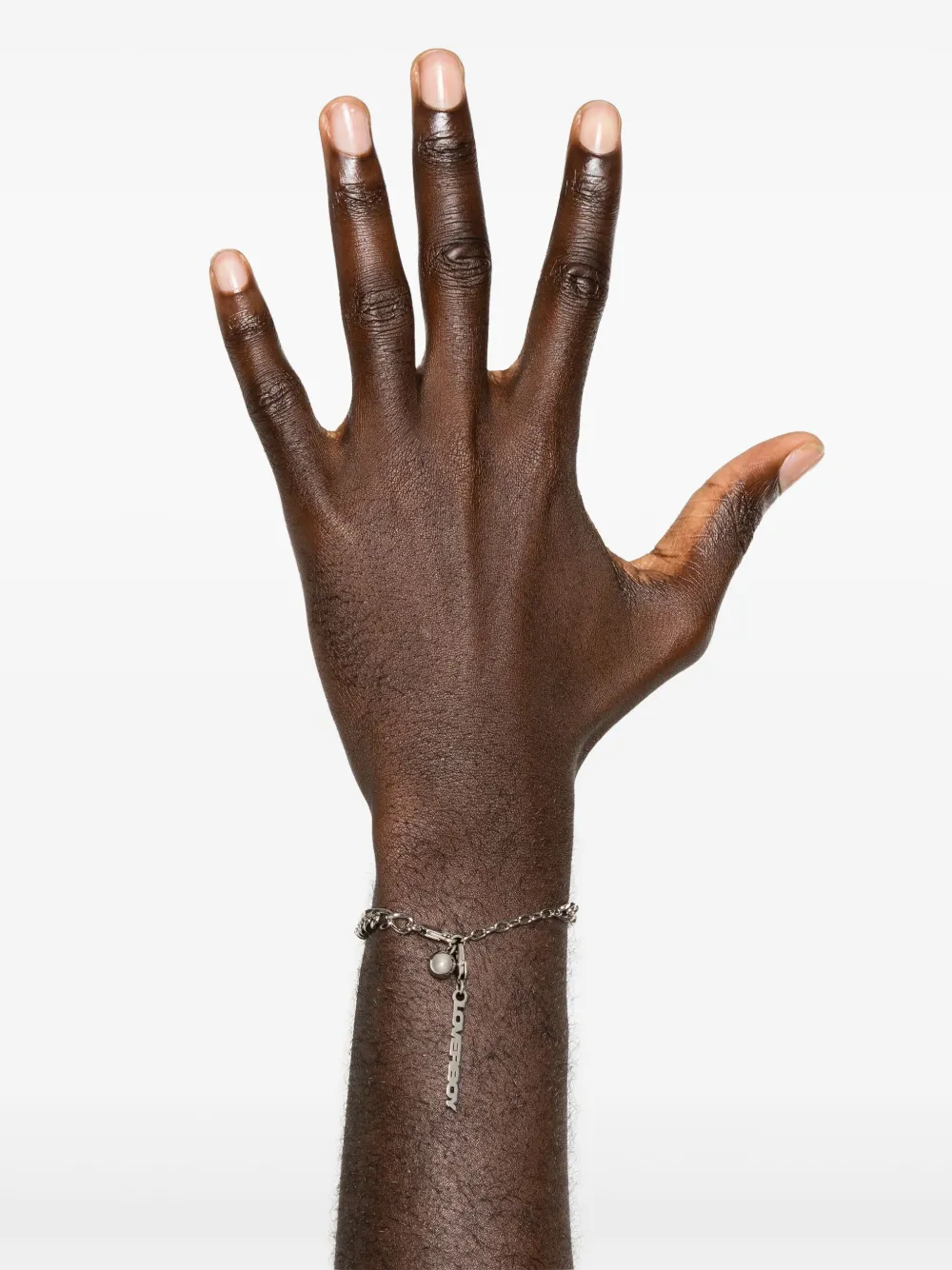 Charles Jeffrey Loverboy logo-charm chain bracelet | Men | Image 2