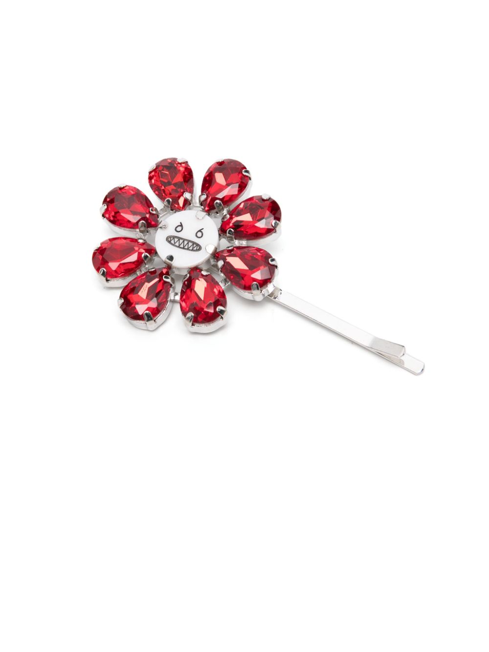 Shop Charles Jeffrey Loverboy Crazy Daisy Hair Pin In Red