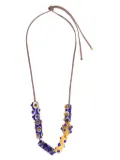 colville Beatle beaded necklace - Blue