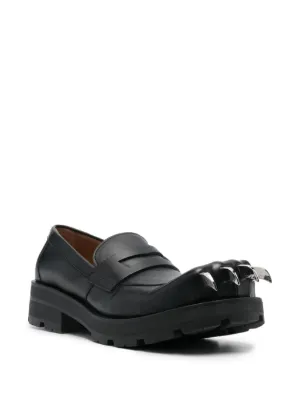 CHARLES JEFFREY LOVERBOY 黒 ローファー Charles Jeffrey LOVERBOY Black Sheathed Moggies Loafers