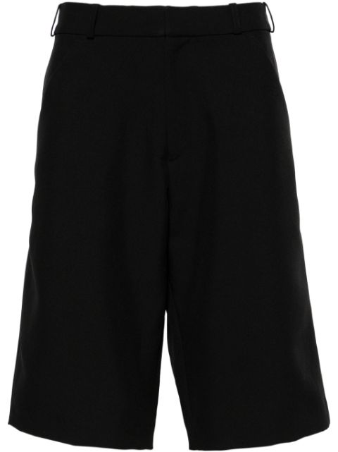 Coperni logo-plaque tailored bermuda shorts Men