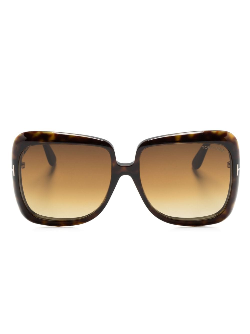 Tom Ford Lorelai Oversize-frame Sunglasses In Brown