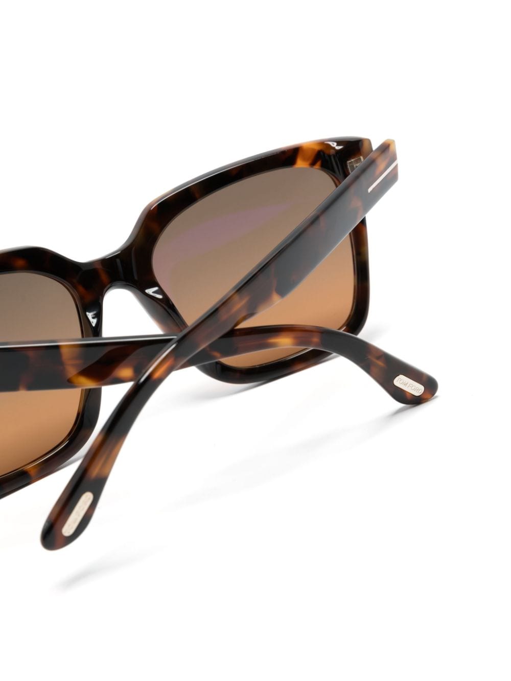 Shop Tom Ford Selby Square-frame Sunglasses In Brown