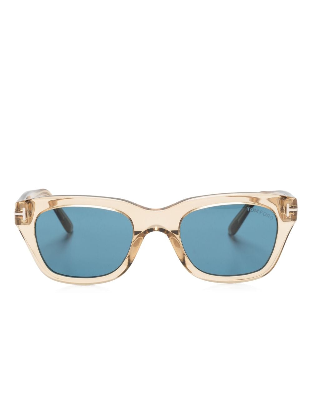 Tom Ford Snowdon Square-frame Sunglasses In Neutrals
