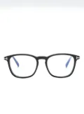 TOM FORD Eyewear light-filtering round-frame glasses - Black