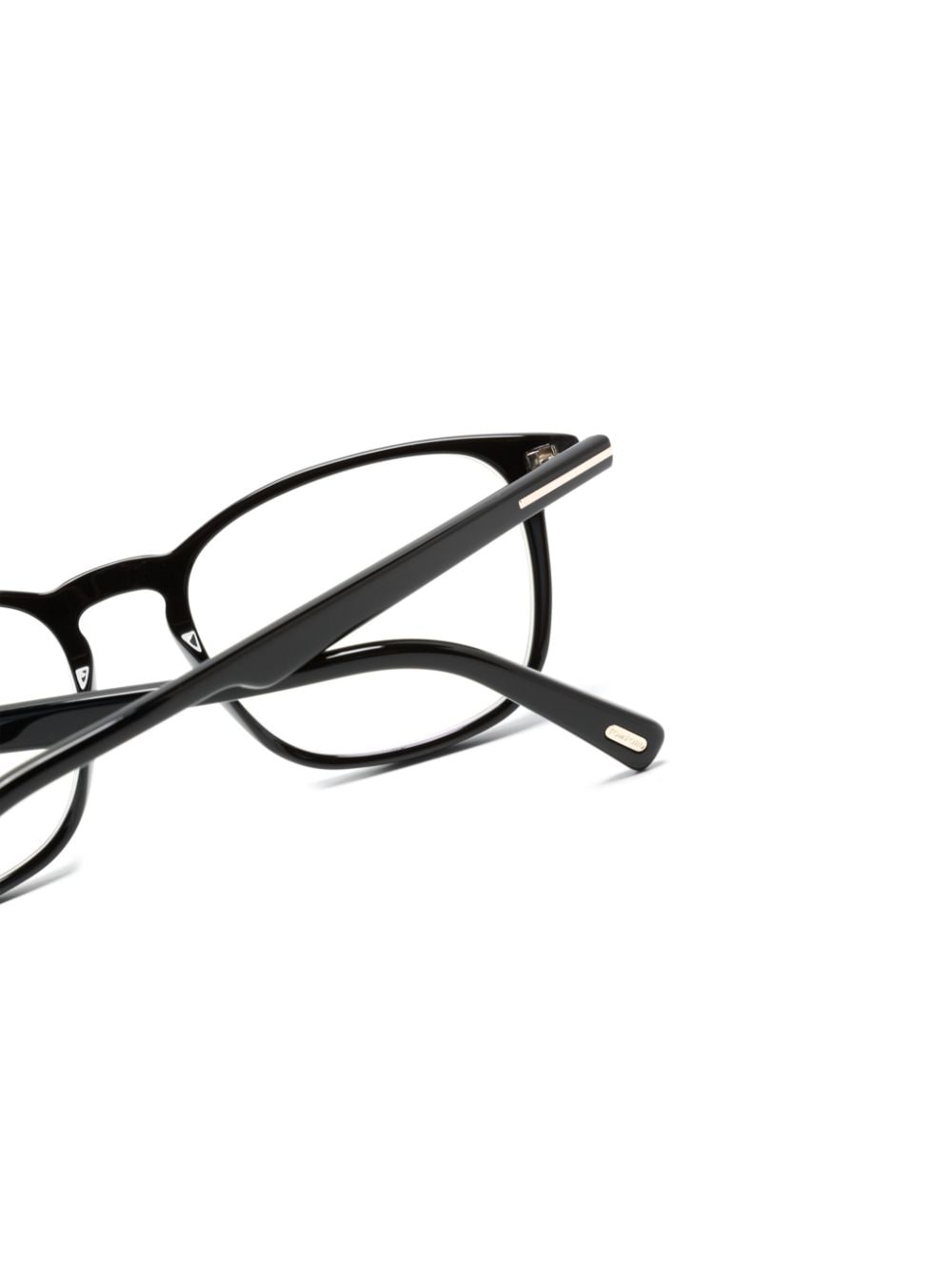 Shop Tom Ford Light-filtering Round-frame Glasses In Black