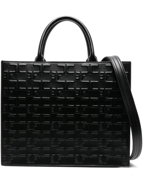 Elisabetta Franchi large Bold monogram tote bag