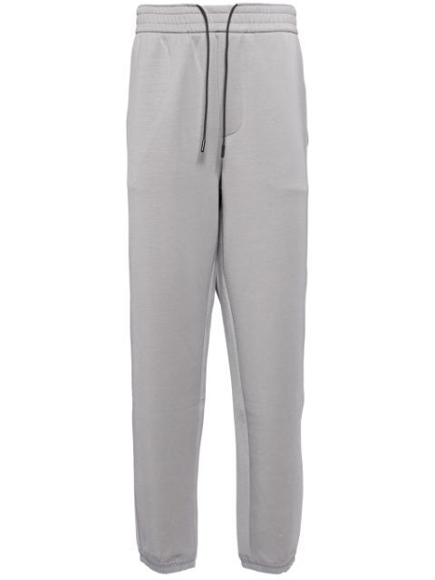 Emporio Armani melange-effect straight-leg track pants Men