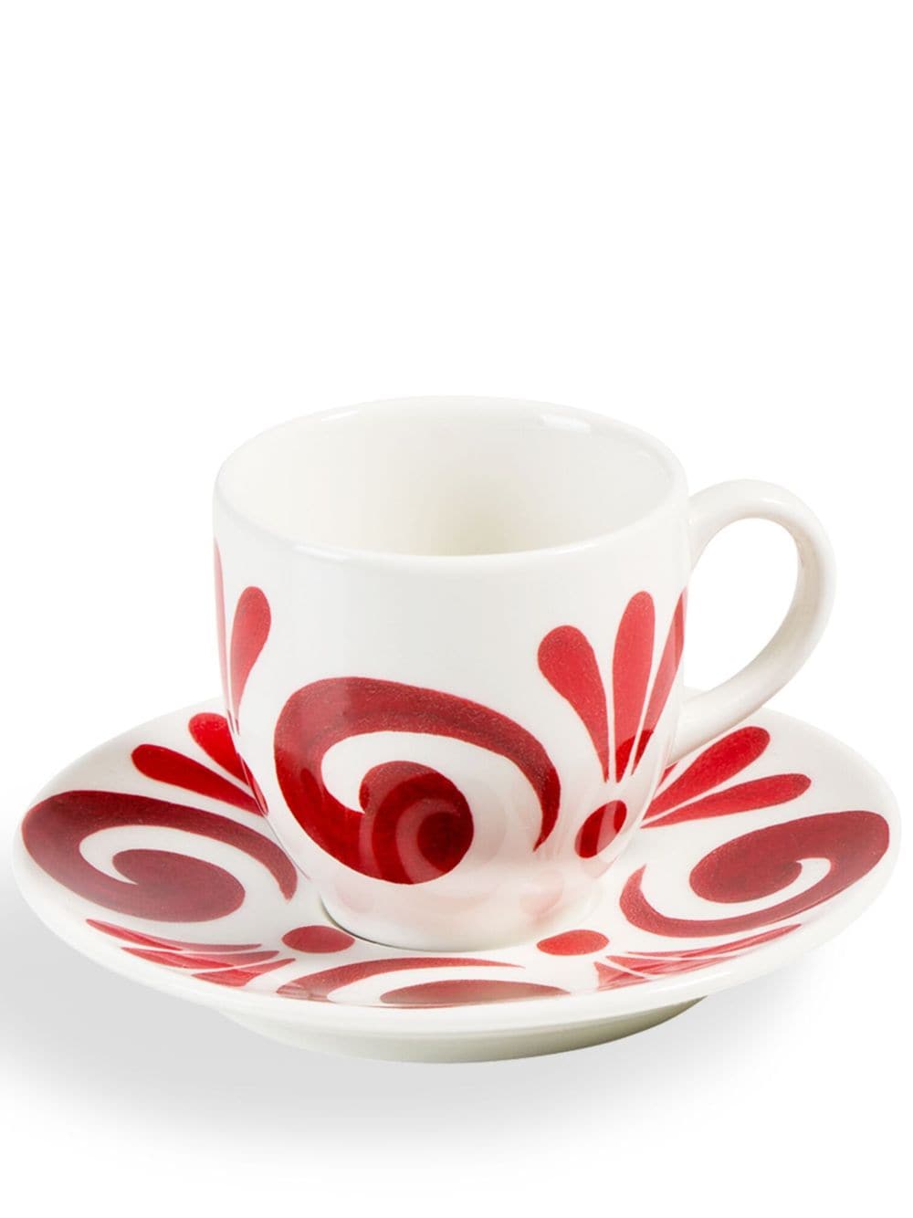 Themis Z Kallos Espresso Cup And Saucer In White