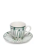 Themis Z Kyma espresso cup and saucer - White