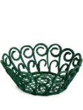 Themis Z Peacock bread basket - Green