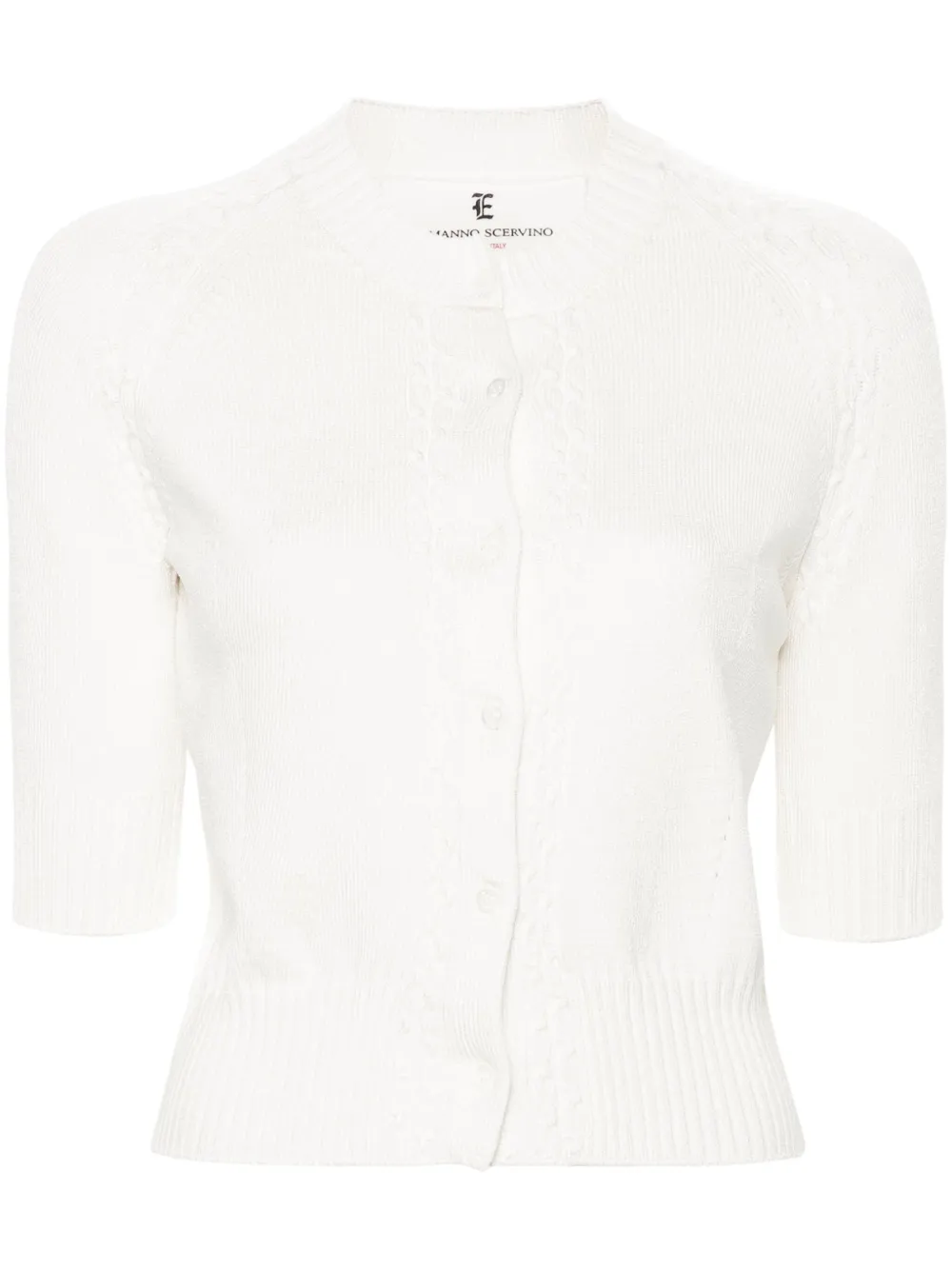 Ermanno Scervino Vest met korte mouwen Wit